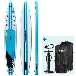 KRAKEN Elite 12'6x28 Inflatable Paddle Board Set, Touring Paddle Board 12'6