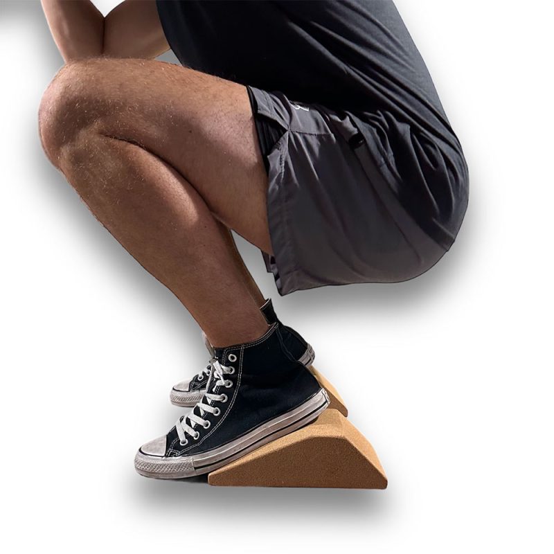 Cork Wedge met model squat