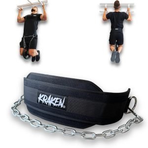 KRAKEN EVA Weightlifting Dip Belt, Comfortable Gym Dip Belt