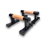 KRAKEN Parallettes 12 cm | Wooden Grip Push Up Bars