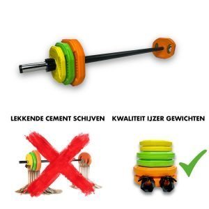 KRAKEN Aerobic Pump Set 20 KG, Aerobic Barbell Set 20 kg with Weights