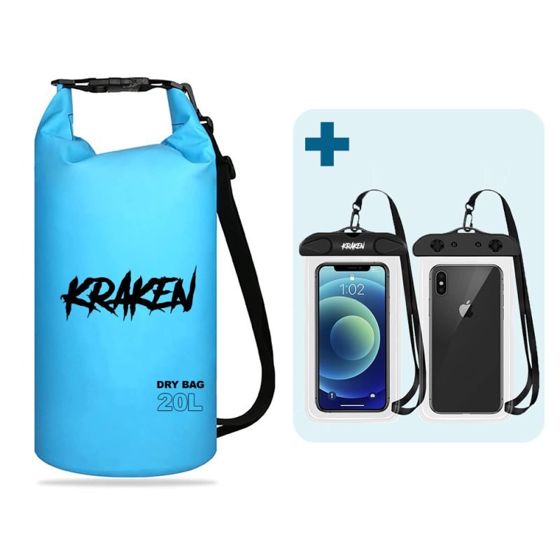 KRAKEN 20L Drybag Blue