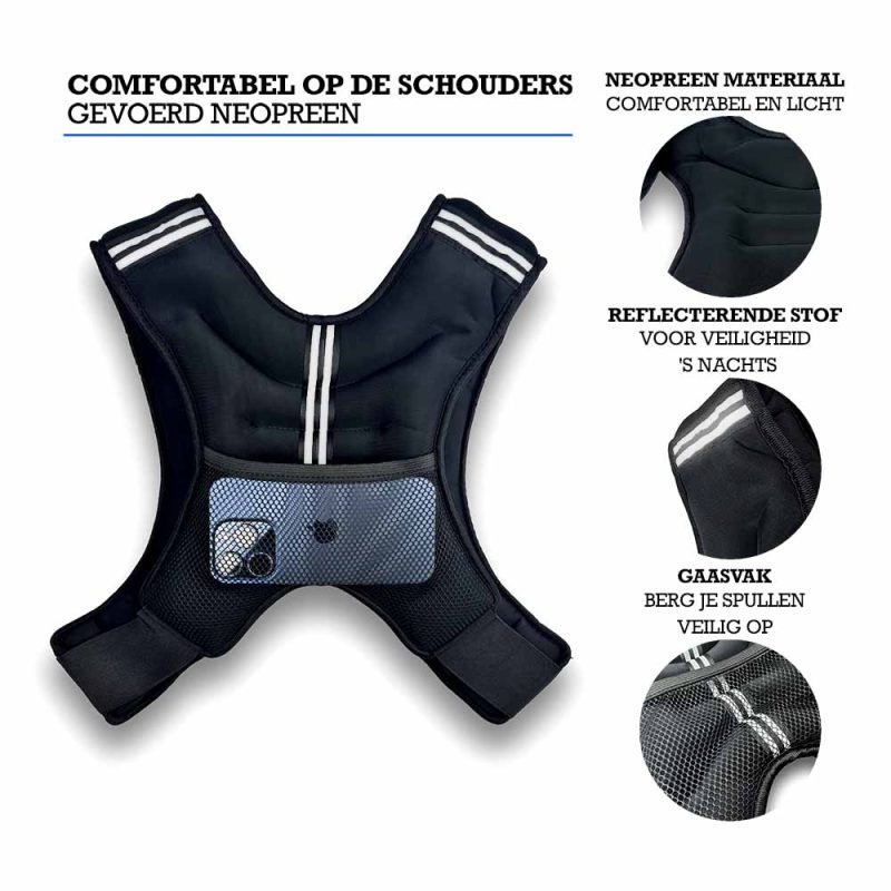 KRAKEN Weight vest 10 LBS Running - main, back