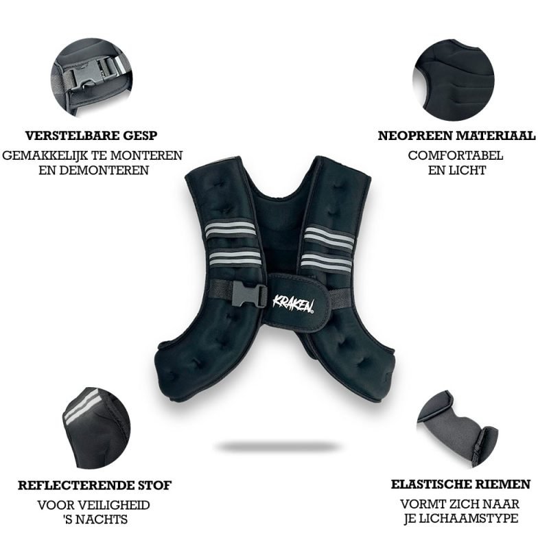 KRAKEN Weight vest 10 LBS Running - main, front