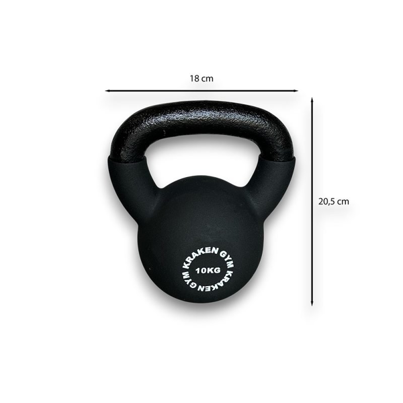 KRAKEN Kettlebell 10 KG afmetingen-2