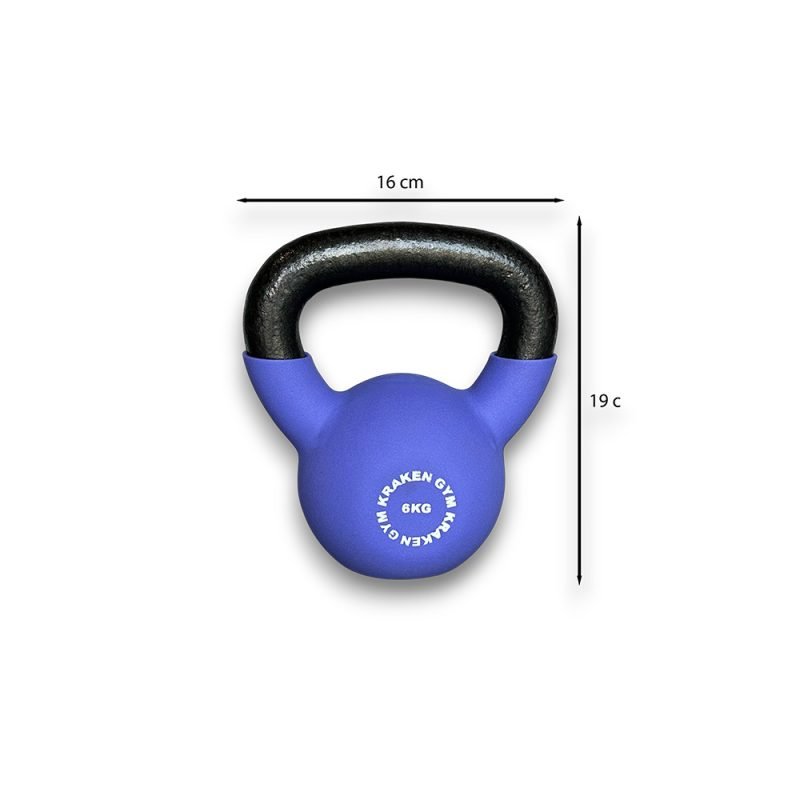 KRAKEN Kettlebell 6 KG afmetingen