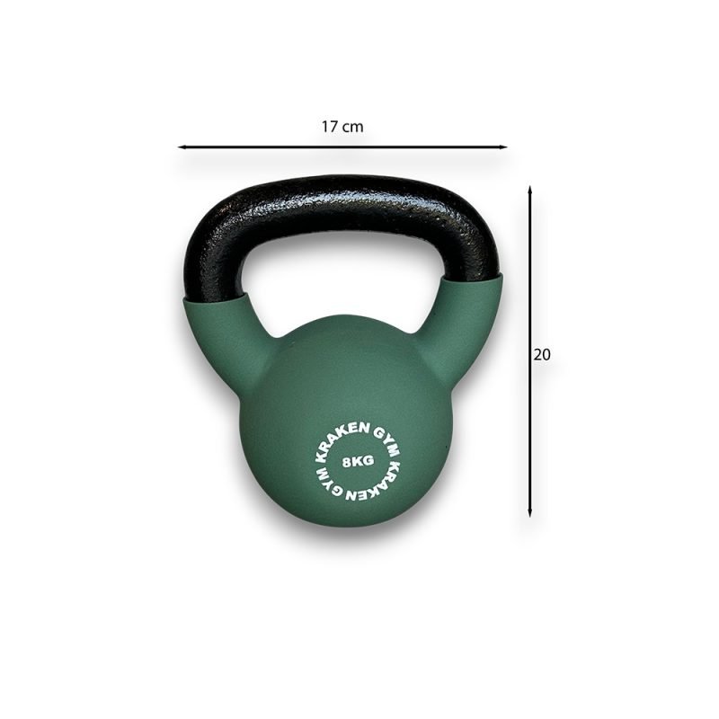 KRAKEN Kettlebell 8 KG afmetingen