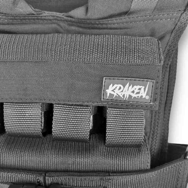 KRAKEN Weight Vest 16 KG Close Up Logo