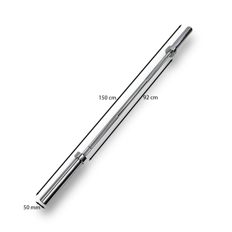 KRAKEN halterstang 150 cm afmetingen