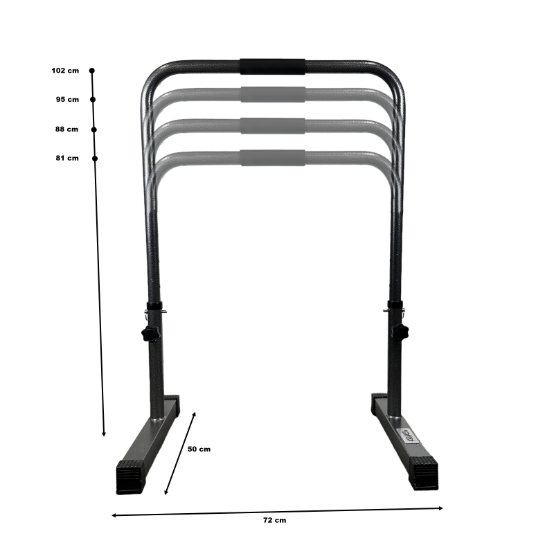 KRAKEN Verstellbare Fitness Equalizer Dip Bars, Bild 3