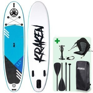 KRAKEN Pro 11' Inflatable Paddle Board Set