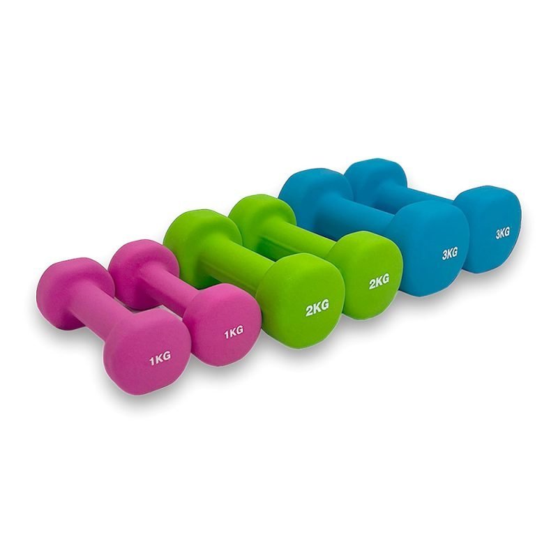 KRAKEN Neoprene Dumbbell Set 12 KG, image 3