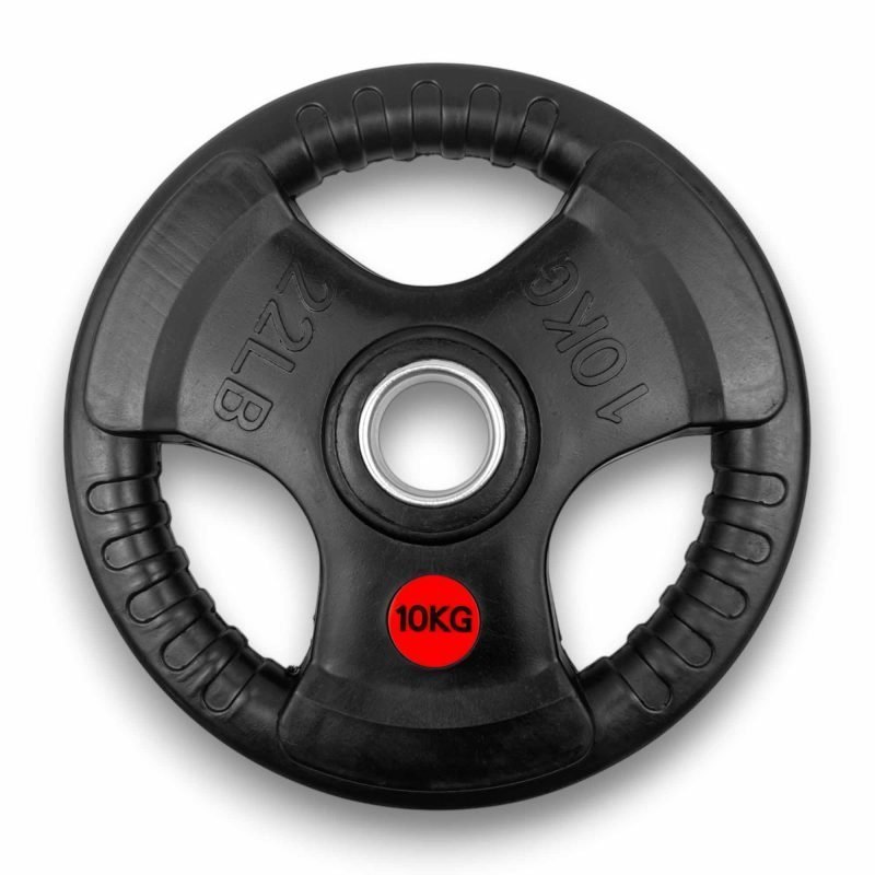 Tri Grip Weight Plate 10 KG bovenaanzicht