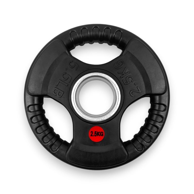 Tri Grip Weight Plate 2,5 KG bovenaanzicht