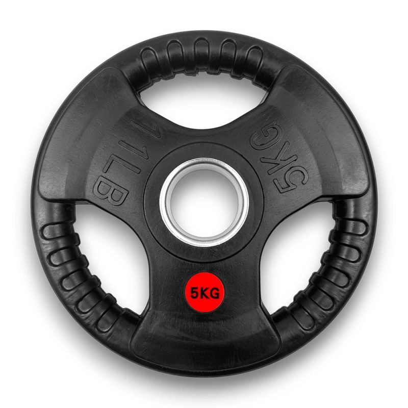 Tri Grip Weight Plate 5 KG bovenaanzicht