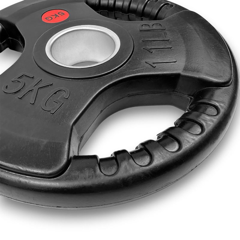 Tri Grip Weight Plate 5 KG close up