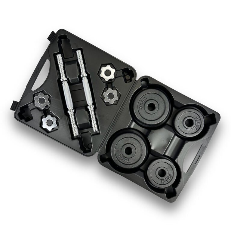 KRAKEN Cast Iron Dumbbell Kist Open Bovenzijde