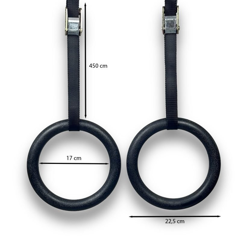 KRAKEN Gym Rings ABS Afmetingen