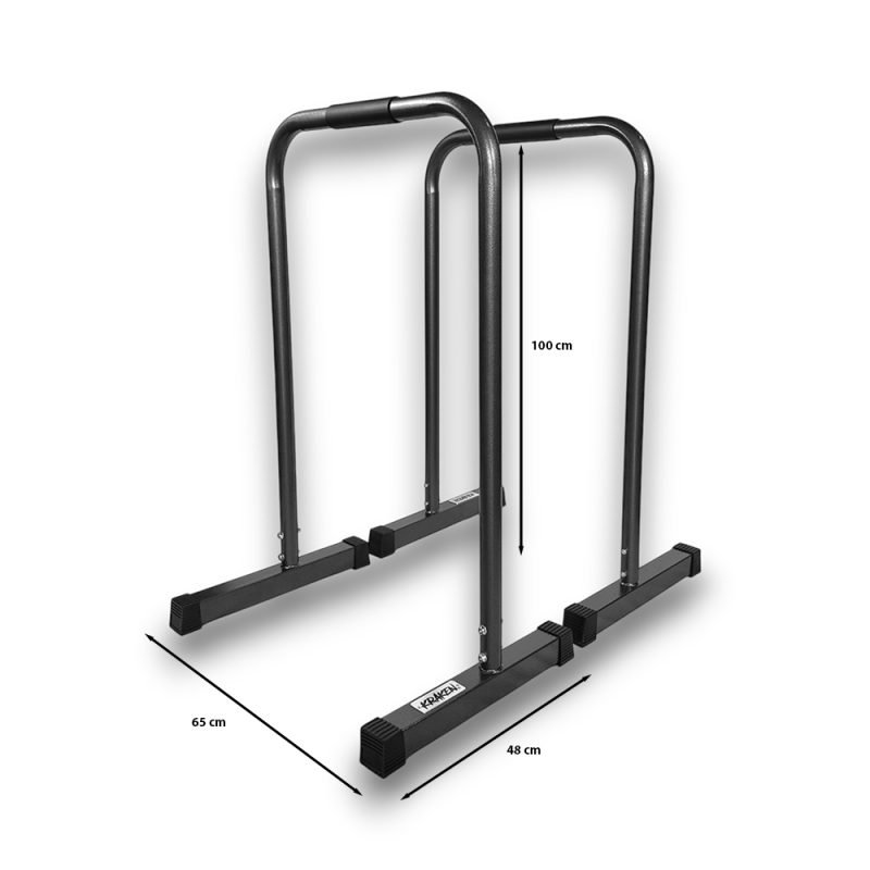 KRAKEN Fixed Fitness Equalizer Dip Bars Afmetingen