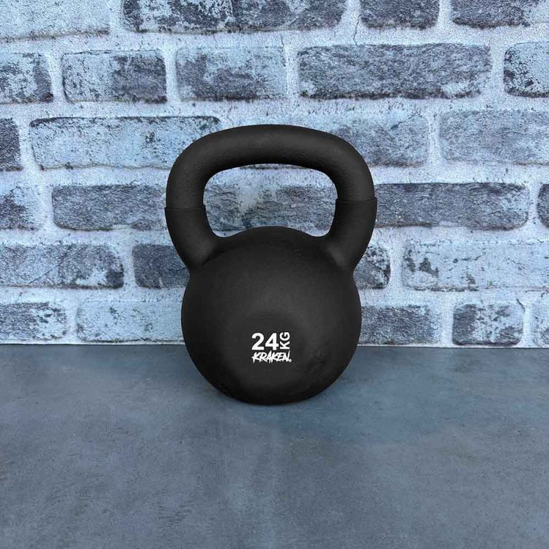 KRAKEN KETTLEBELL 24KG NON WHITE-BG vooraanzicht