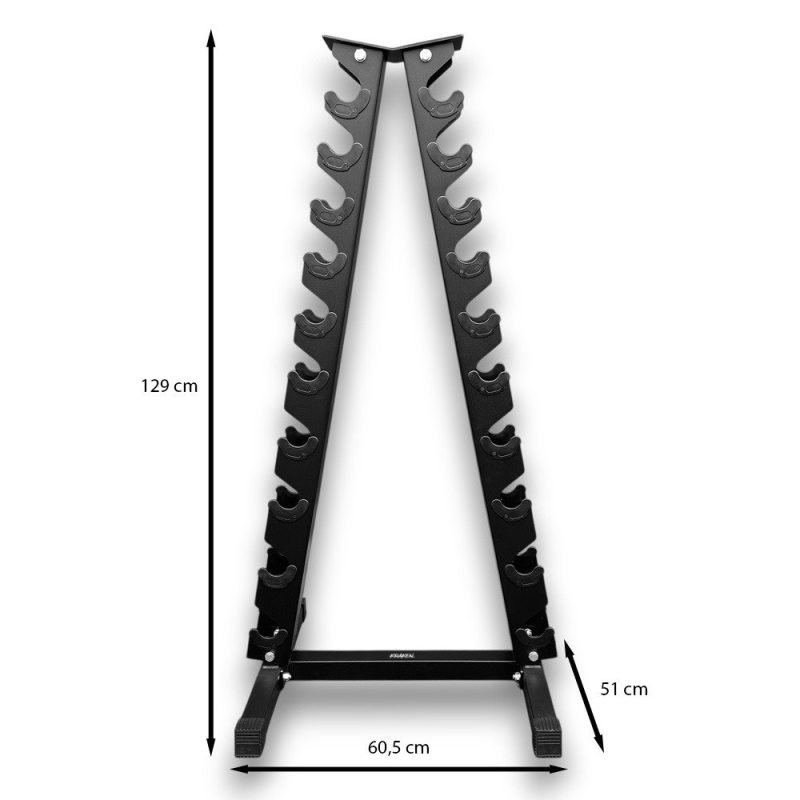 KRAKEN Dumbbell rack 10 pair, front dimensions